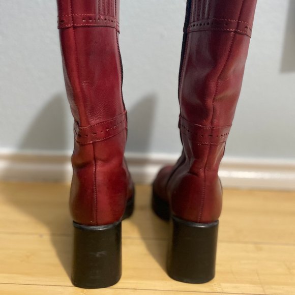 90's Platform Red Sketchers Boots - Picture 4 of 6
